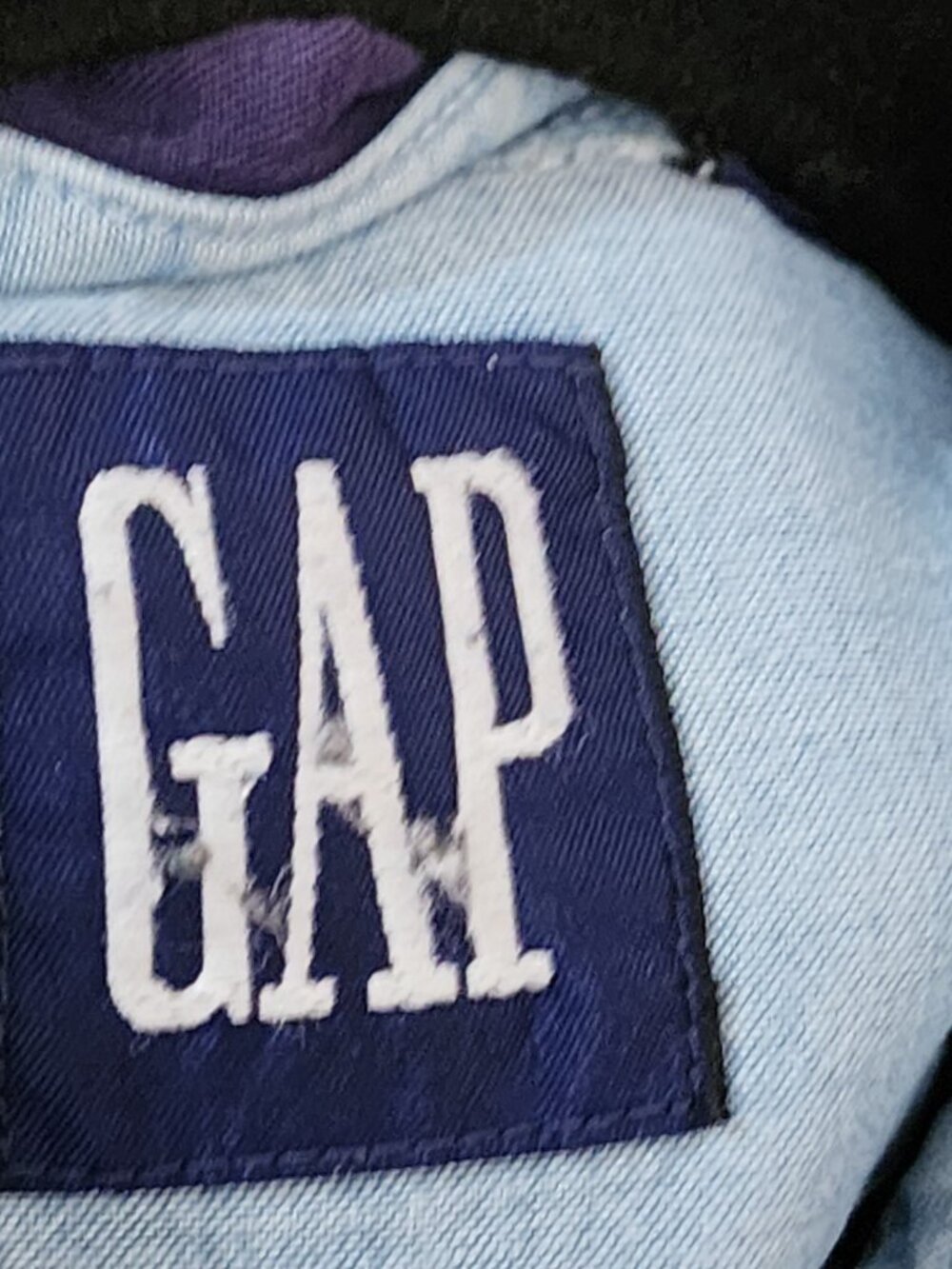 GAP VTG Retro Colorblock Cotton Button Down Shirt - Picture 4 of 5